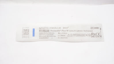 Smiths Medical 3080 Jelco Protect IV Plus-W Safety IV Cath. 22G x 1 inch